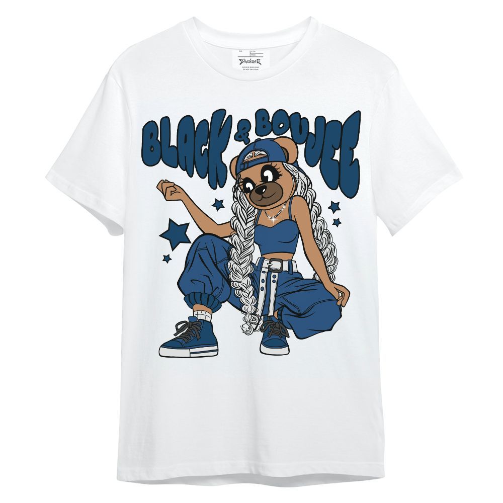 Shirt To Match High OG Midnight Navy 1s - Boujee Girls Bear Unisex Shirt