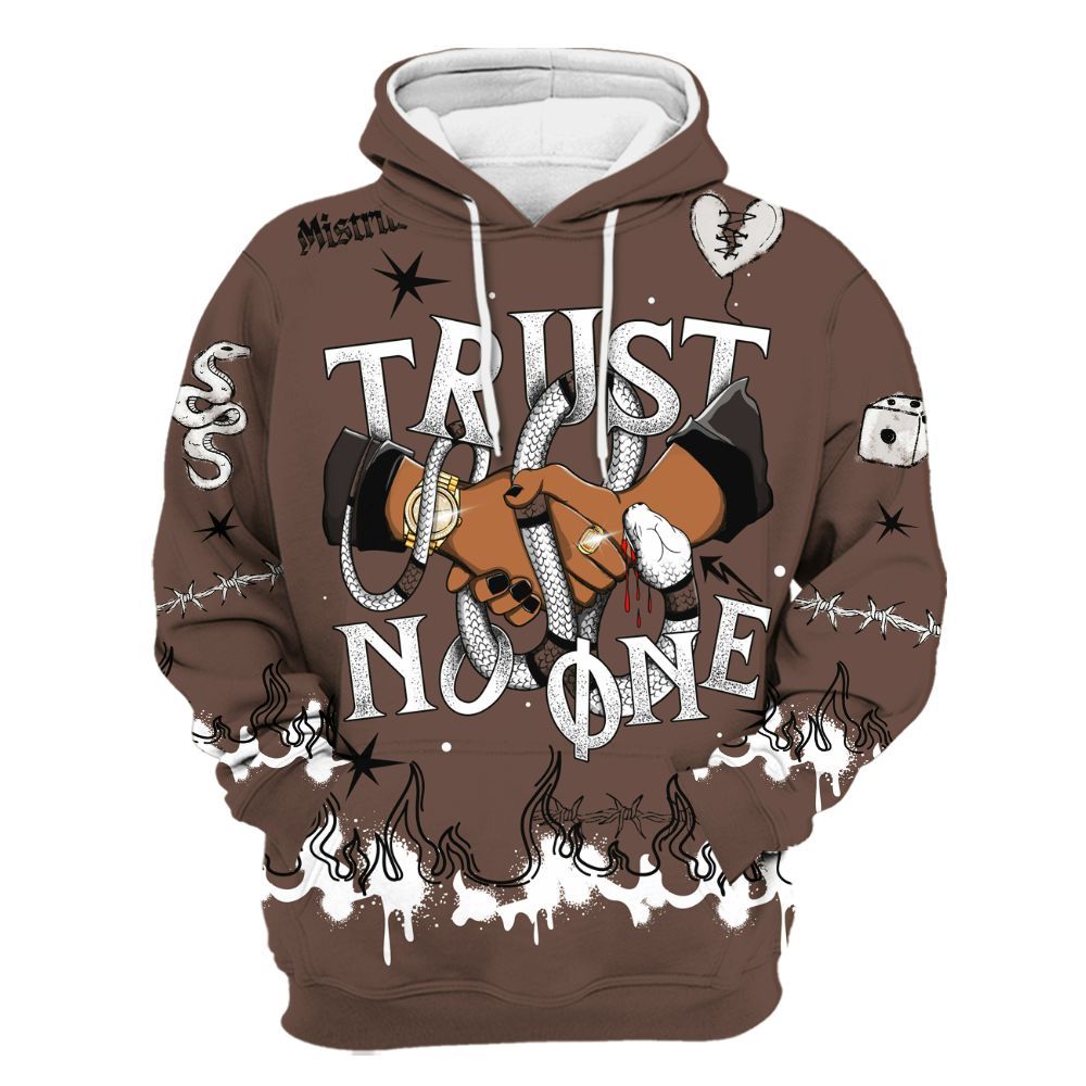 Hoodie To Match Air Force 1 Low Escape - Trust No One Snake-Bite Doodle Crayon All Over Print