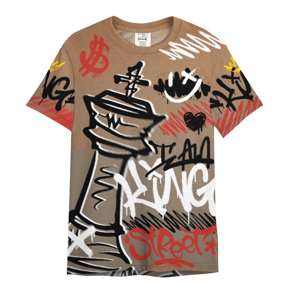 Shirt To Match Air Max Rocky Distressed - Street King Chess Streetwear All Over Print