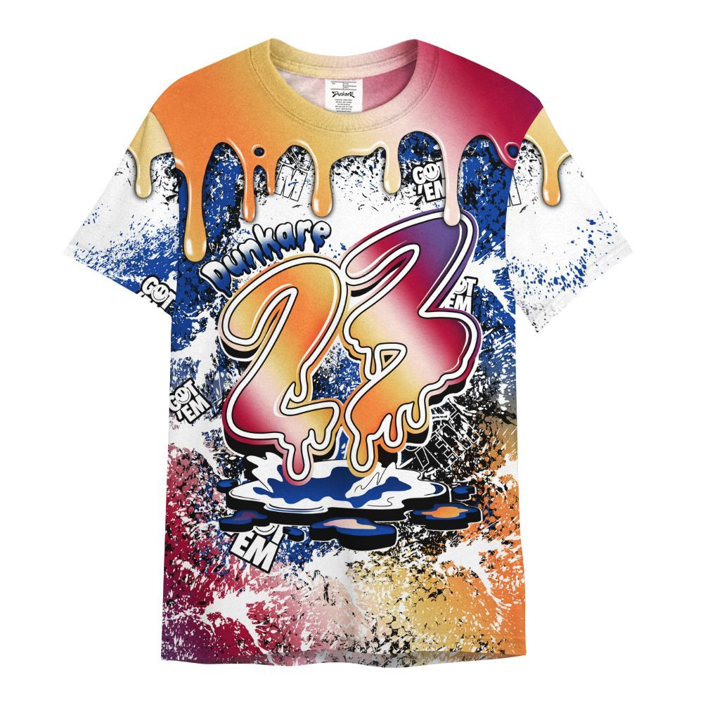 Shirt To Match Air Griffey Max Los Angeles 1s - Dripping 23 Drip All Over Print