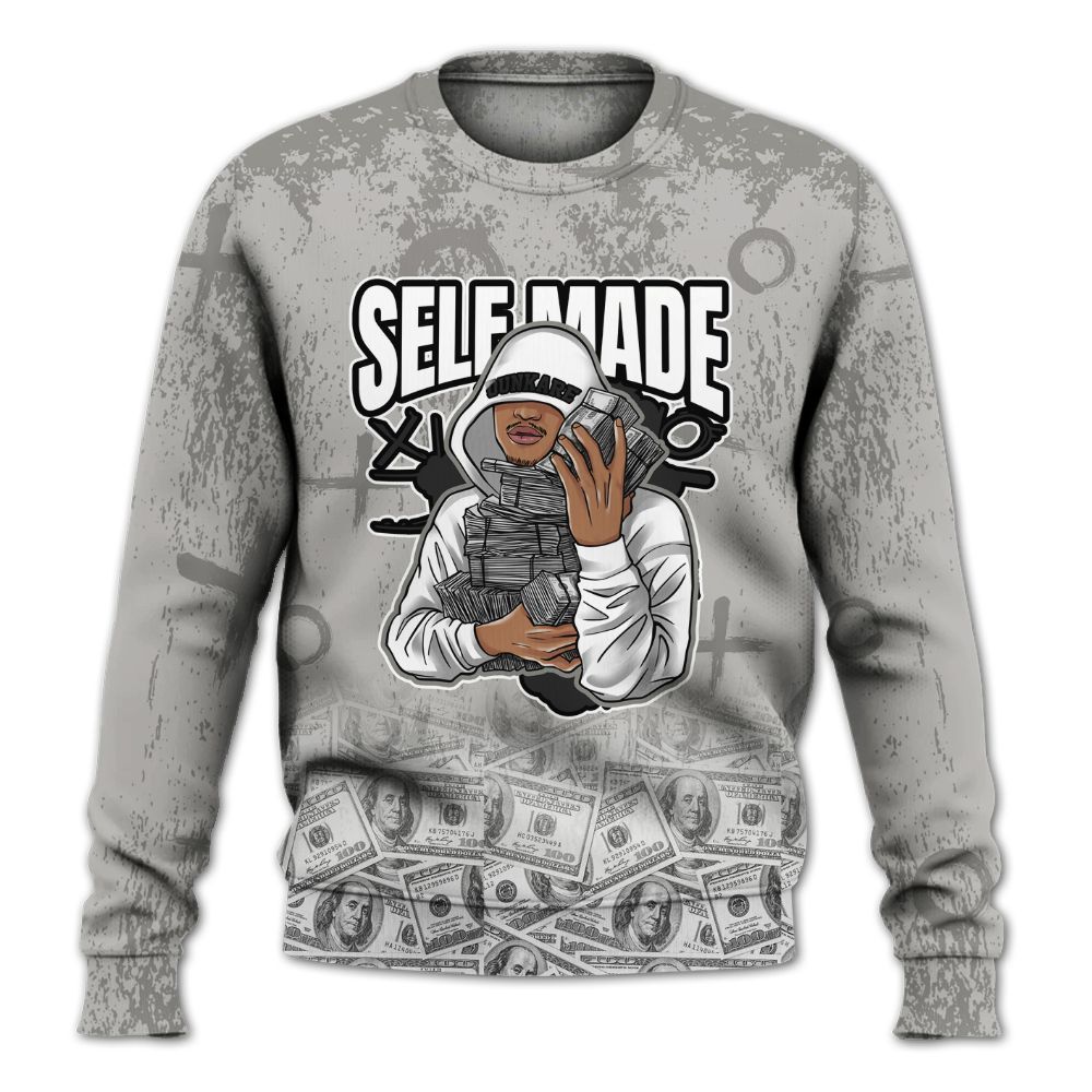 Sweatshirt To Match Low OG Phantom 1s - Selfmade Unique Grunge All Over Print