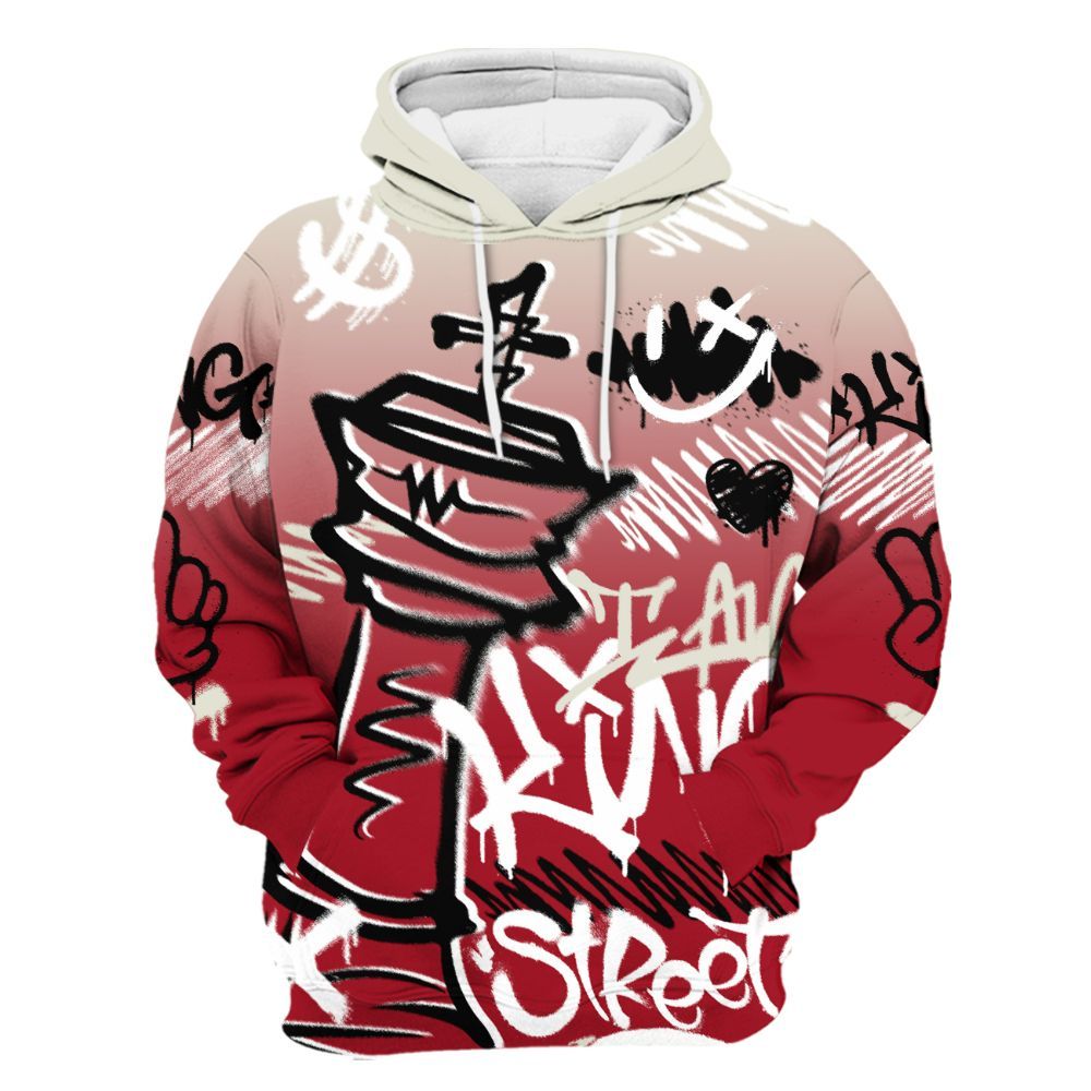 Hoodie To Match 2025 High OG Cinnabar 1s - Street King Chess Streetwear All Over Print