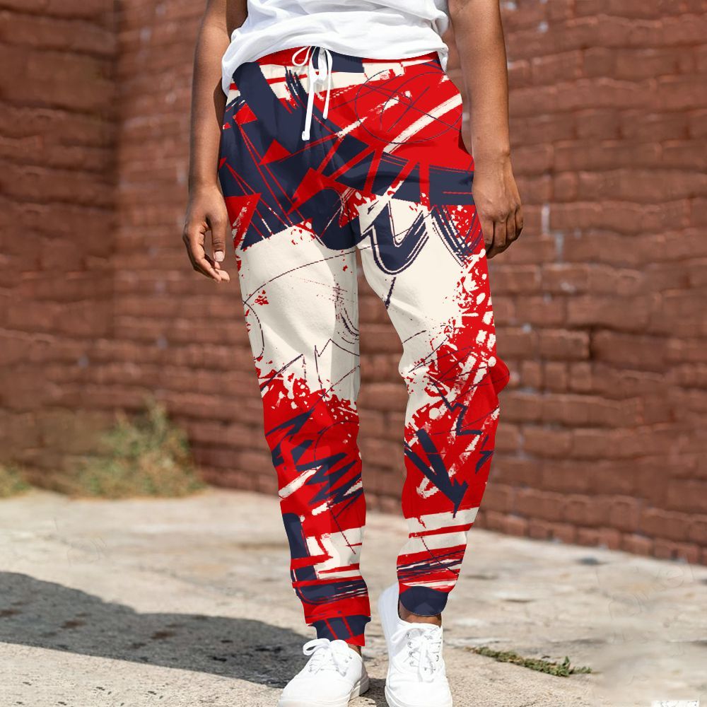 Sweatpant To Match Low OG Howard University 1s - Nonobjective All Over Print