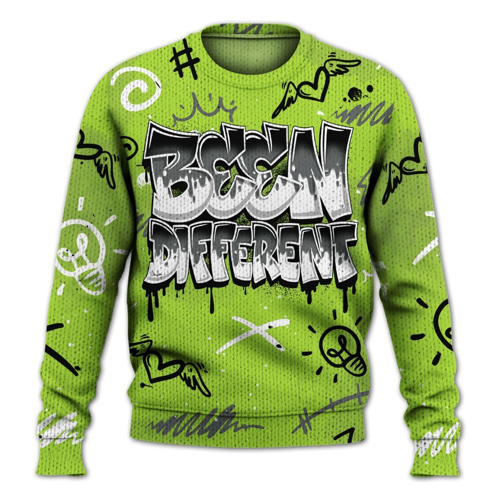 Knitted Sweater To Match Air Max 95 Neon - Drip Built Di2ferent