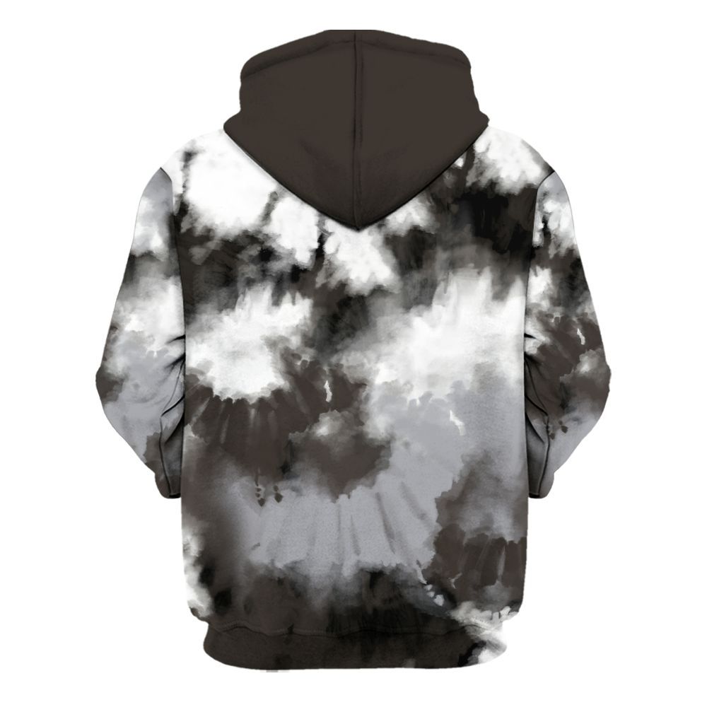 Hoodie To Match Baroque Brown 12s - Tie Dye FK Around Find Out All Over Print