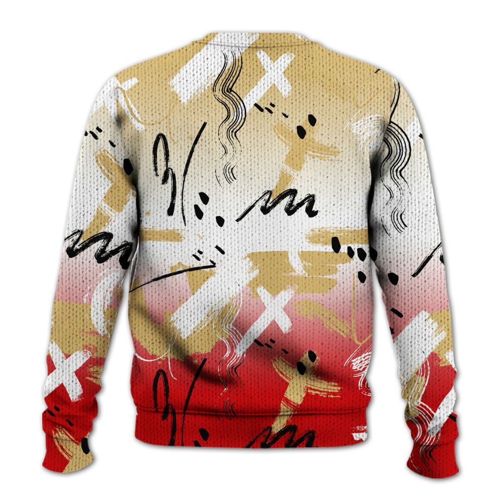 Knitted Sweater To Match Ja 2 Halloween - Money Hustle Grind Pray