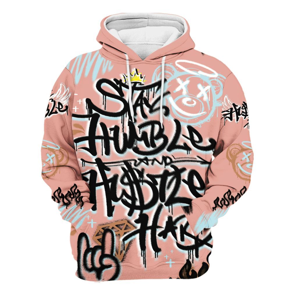 Hoodie To Match Dunk Low Glacier Arctic - Humble Drip Streetwear Graffity All Over Print