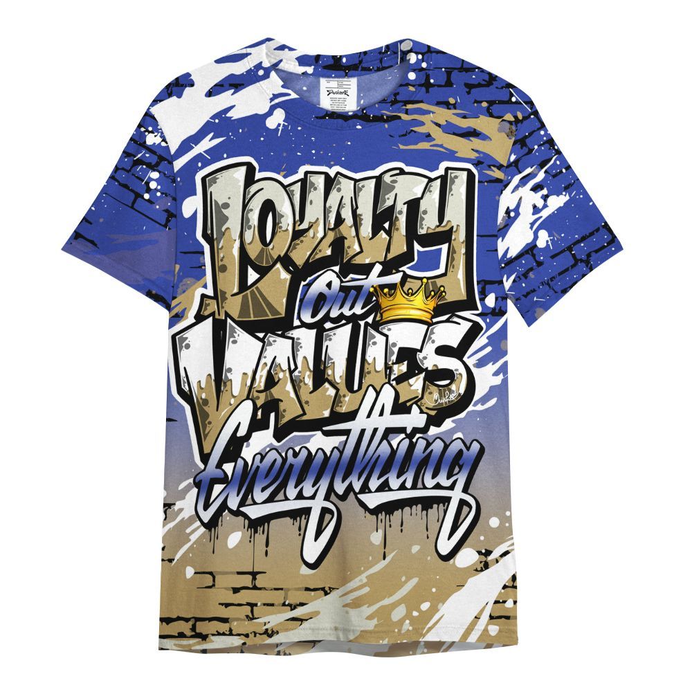 Shirt To Match Air 180 Concord - Values Of Loyalty Drip All Over Print