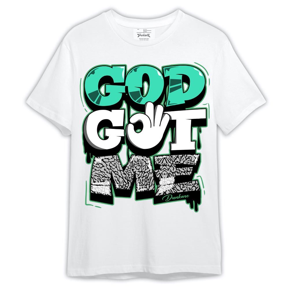 Shirt To Match Black Green Glow 3s - God And Me Shirt Green Glow 3s Outfit