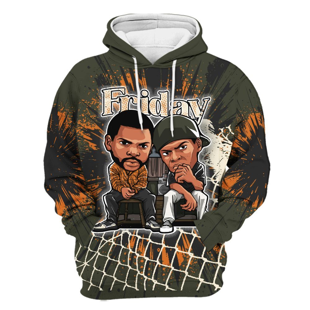 Hoodie To Match Retro Undefeated 4s - Friday Movie All Over Print