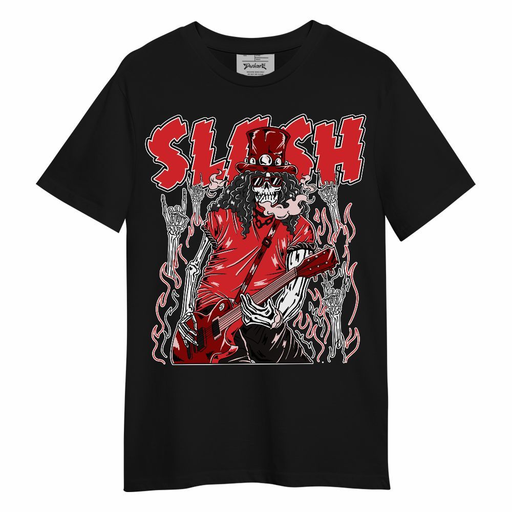 Shirt To Match Chile Red 9s - Slash Skeleton Unisex Shirt