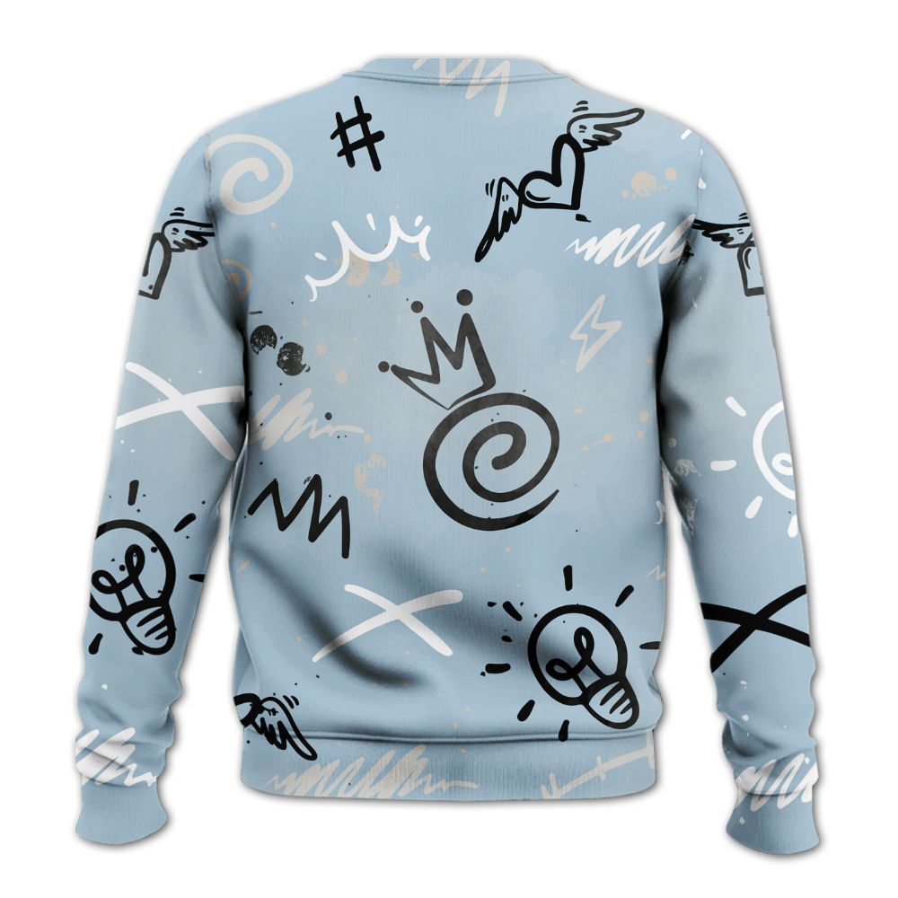 Sweatshirt To Match High OG Alaska 1s - Drip Been Di2ferent All Over Print