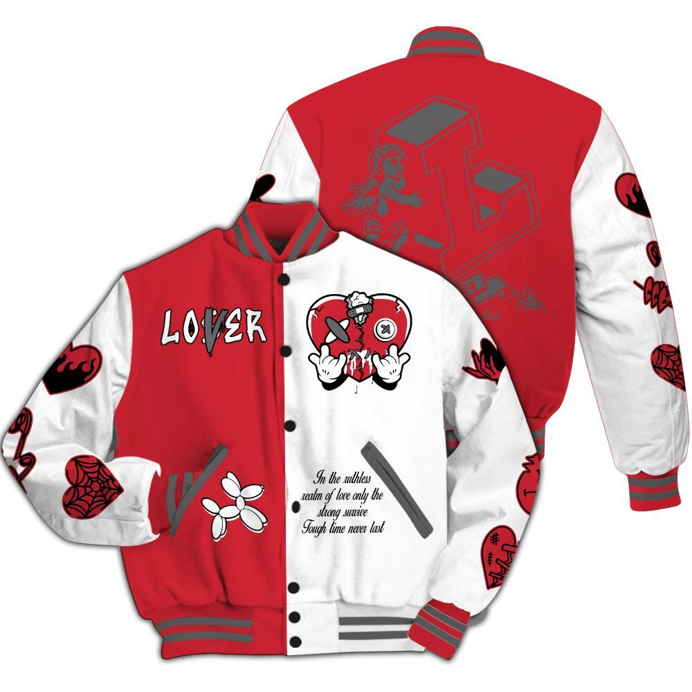 Varsity Jacket To Match Bunny 2025 8s - Loser Lover Heartbreak All Over Print