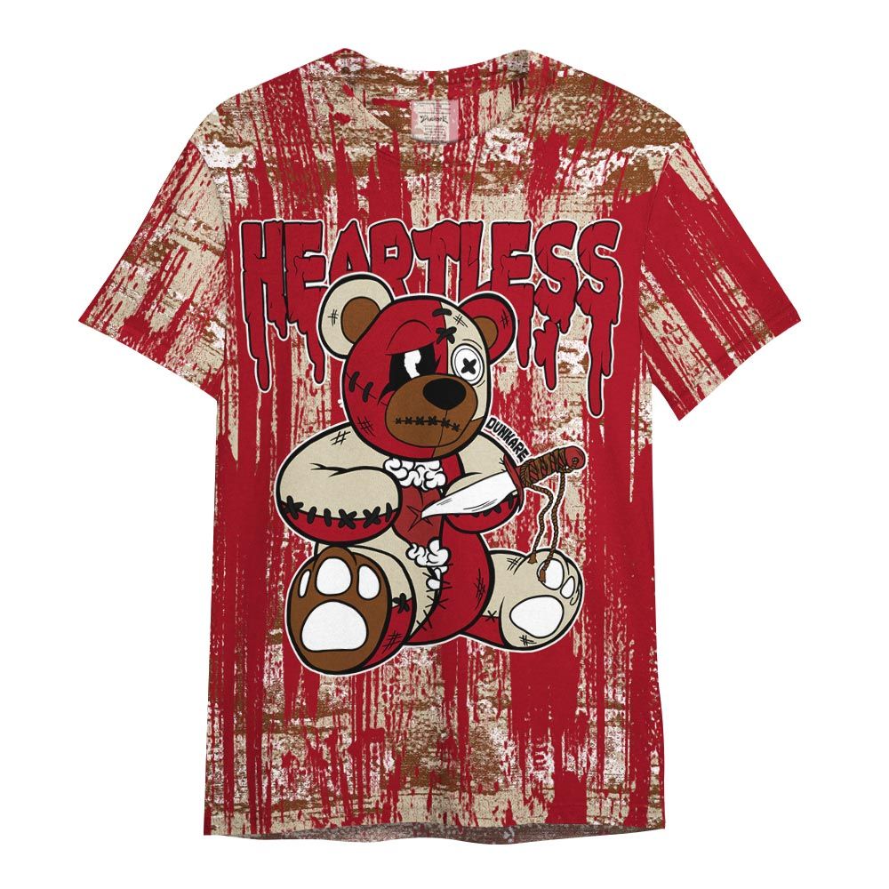 Shirt To Match Archaeo Brown 5s - Heartless Bear Glitch Art Shirt Unisex