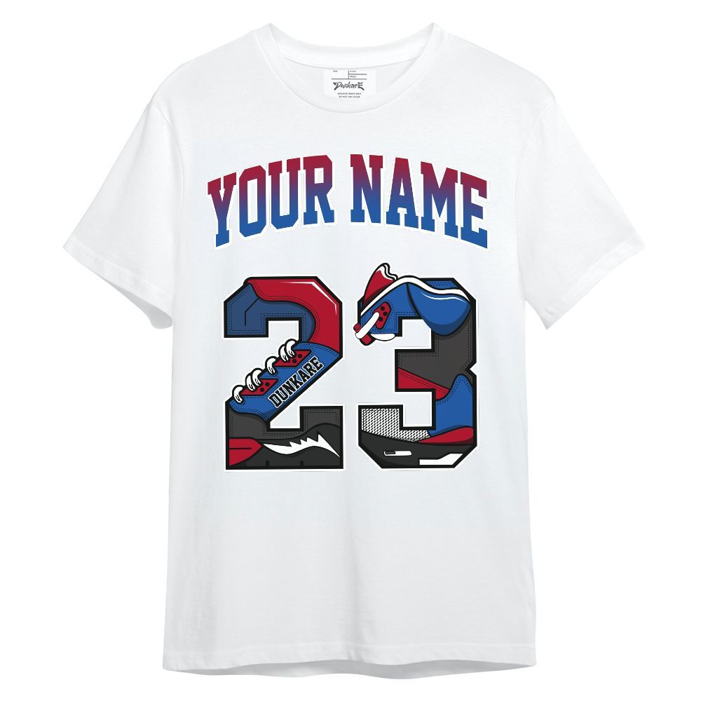 Shirt To Match Air Griffey Max Black Red Navy Blue 1s - Custom Name Number 23 5s Unisex Shirt