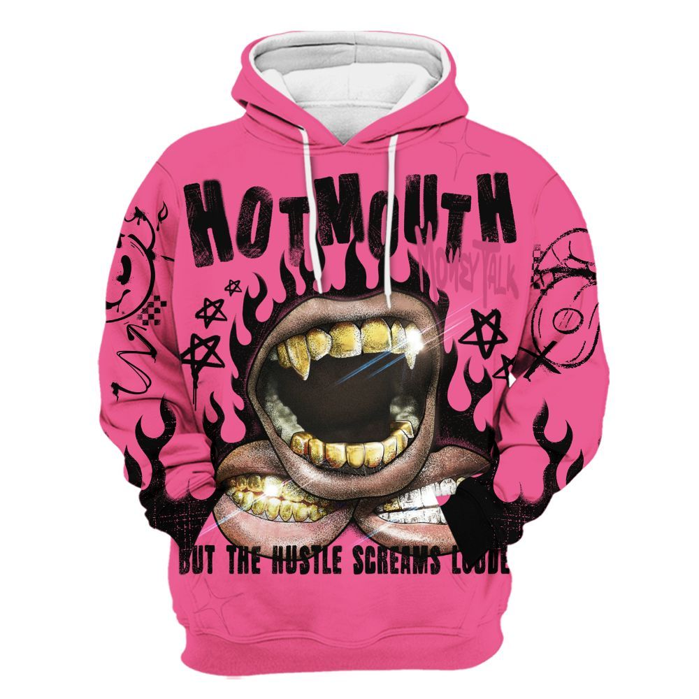 Hoodie To Match Air Max SNDR Hyper Pink - Mouth Burning Street Style All Over Print