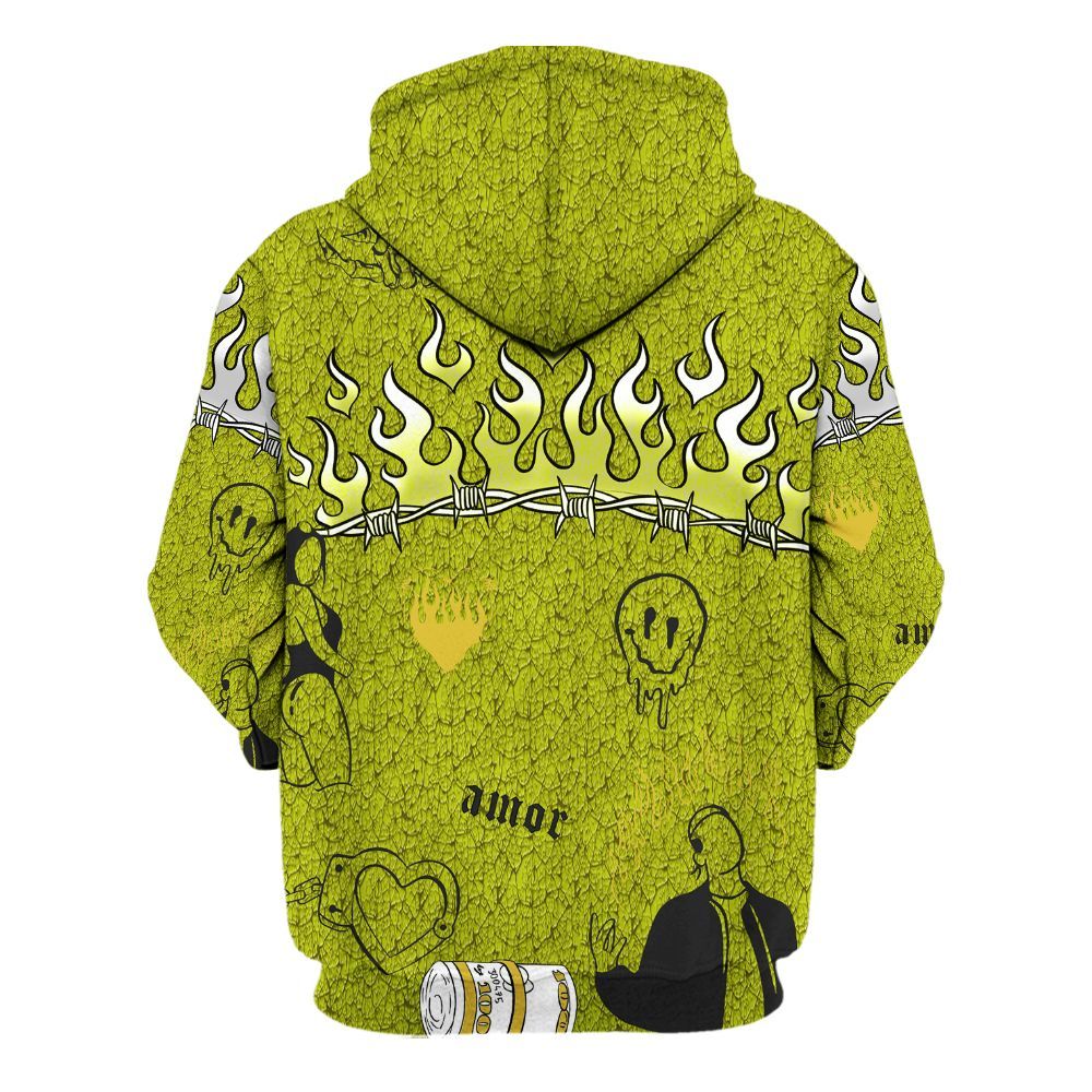 Hoodie To Match Dunk Low QS Halloween Skull - Snake Trust No One All Over Print