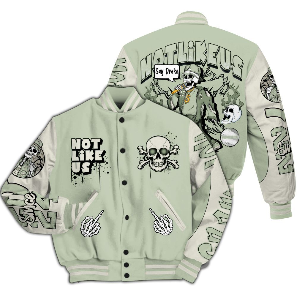 Varsity Jacket To Match Seafoam Sail 4s - Don't Like Us All Over Print