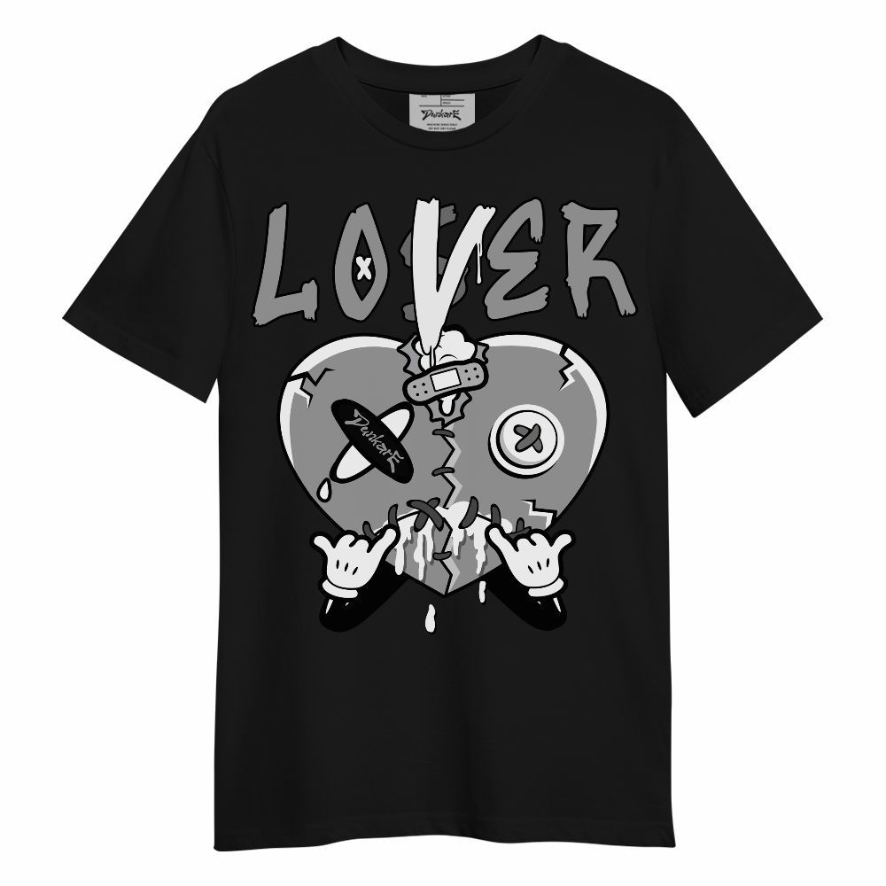 Shirt To Match Black Wolf Grey 12s - Loser Lover Drip Heart Unisex Shirt