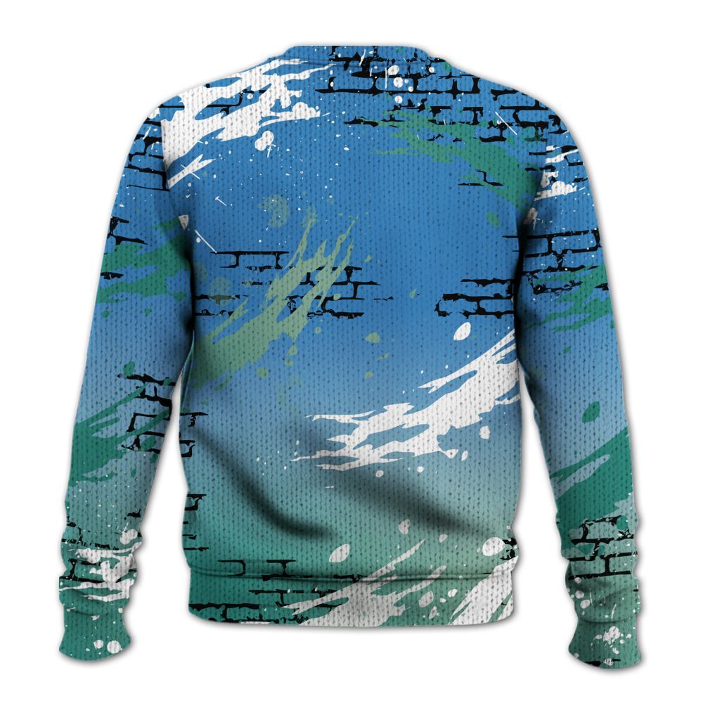 Knitted Sweater To Match Low Carolina 17s - Values Of Loyalty Drip