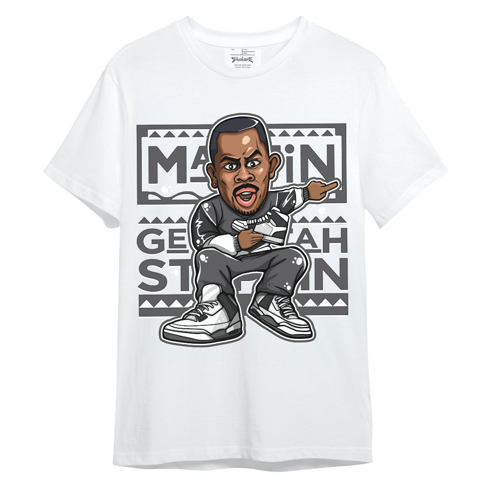 Shirt To Match White Thunder 4s - Get Tag Sneakers Steppin' Graphic Unisex Shirt