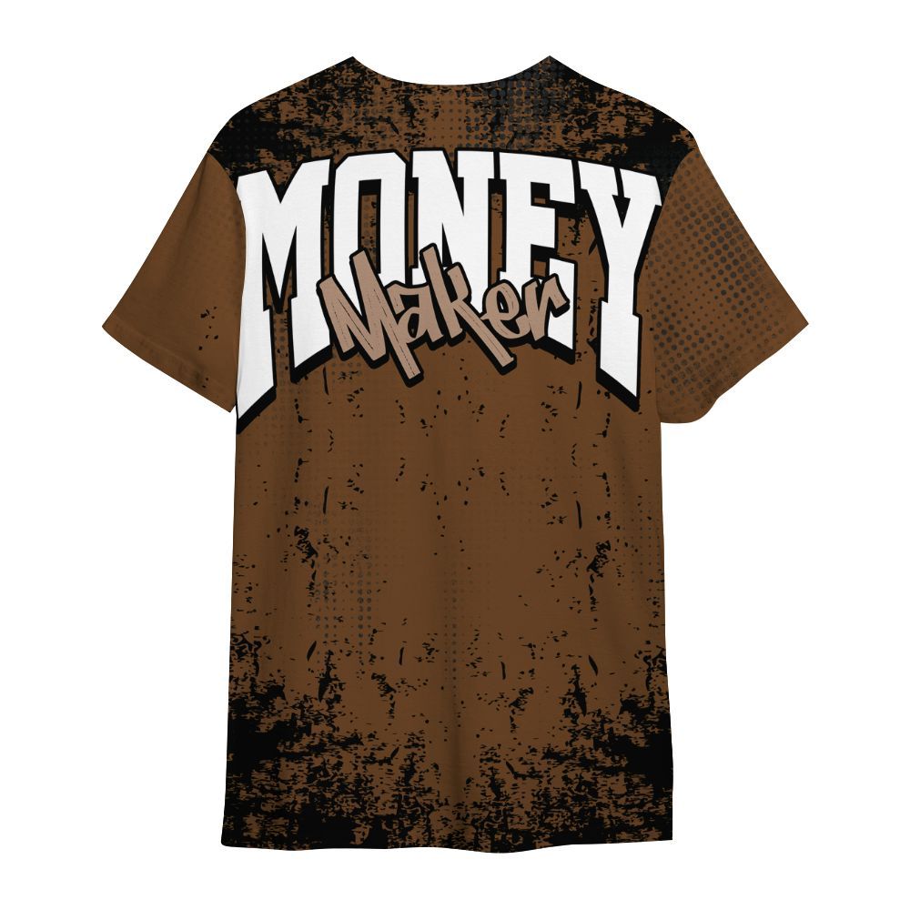 Shirt To Match Archaeo Brown 3s - Move In Silence Money Street Retro All Over Print