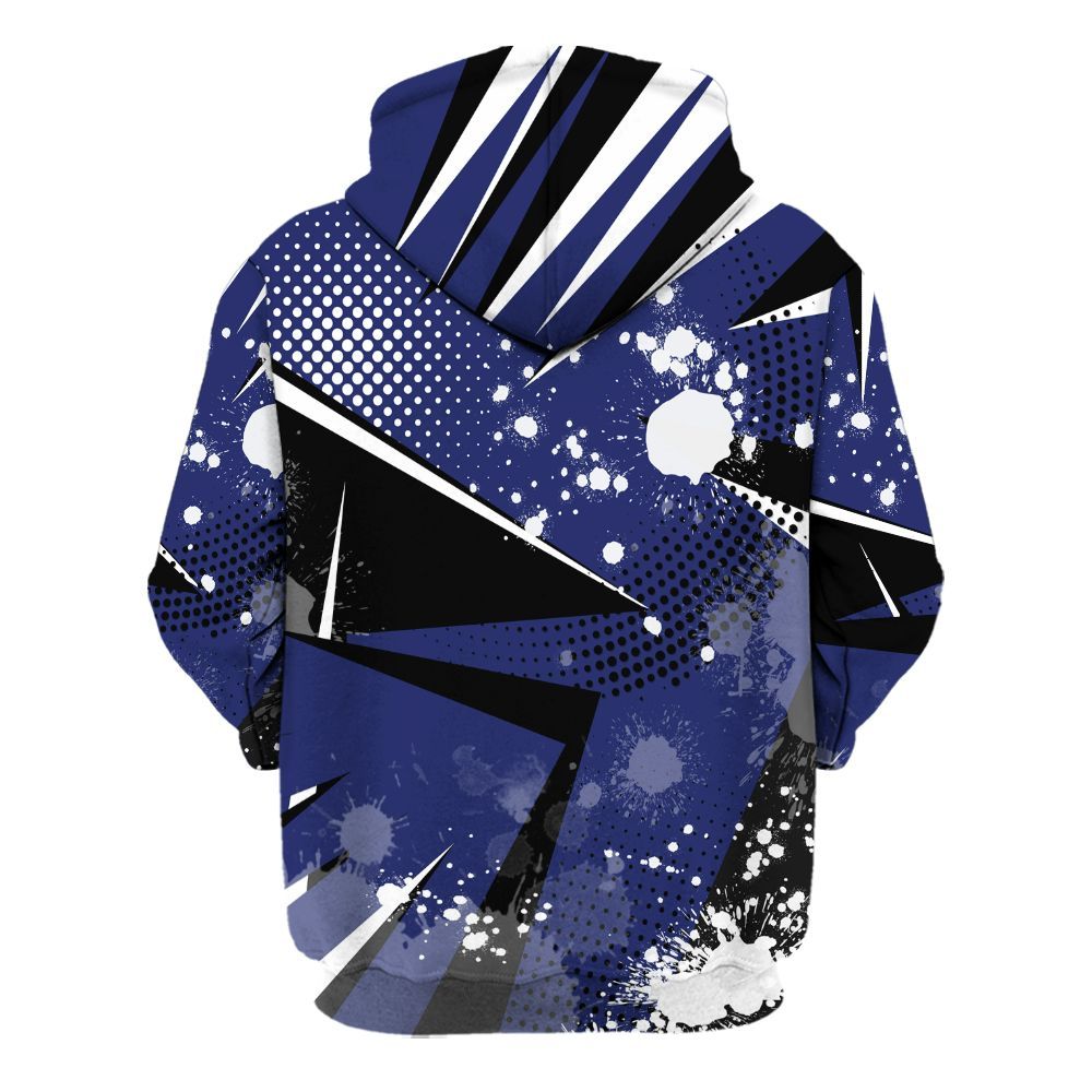 Hoodie To Match Midnight Navy 11s - Poly Trust No One Dripping All Over Print