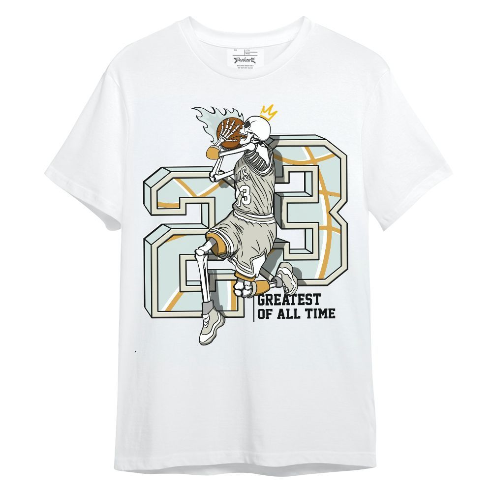 Shirt To Match Pure Platinum 4s - 23 Greatest Skeleton Unisex Shirt