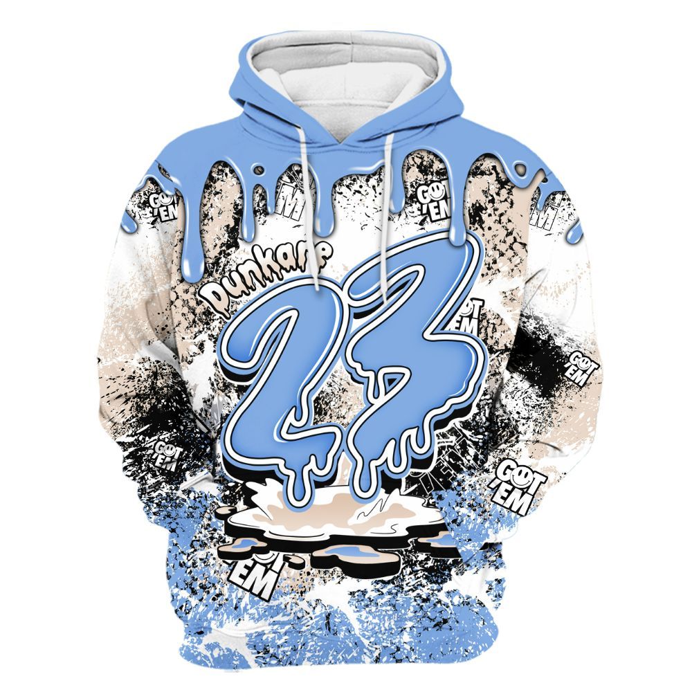 Hoodie To Match Air Max 1 Royal Pulse - Dripping 23 Drip All Over Print