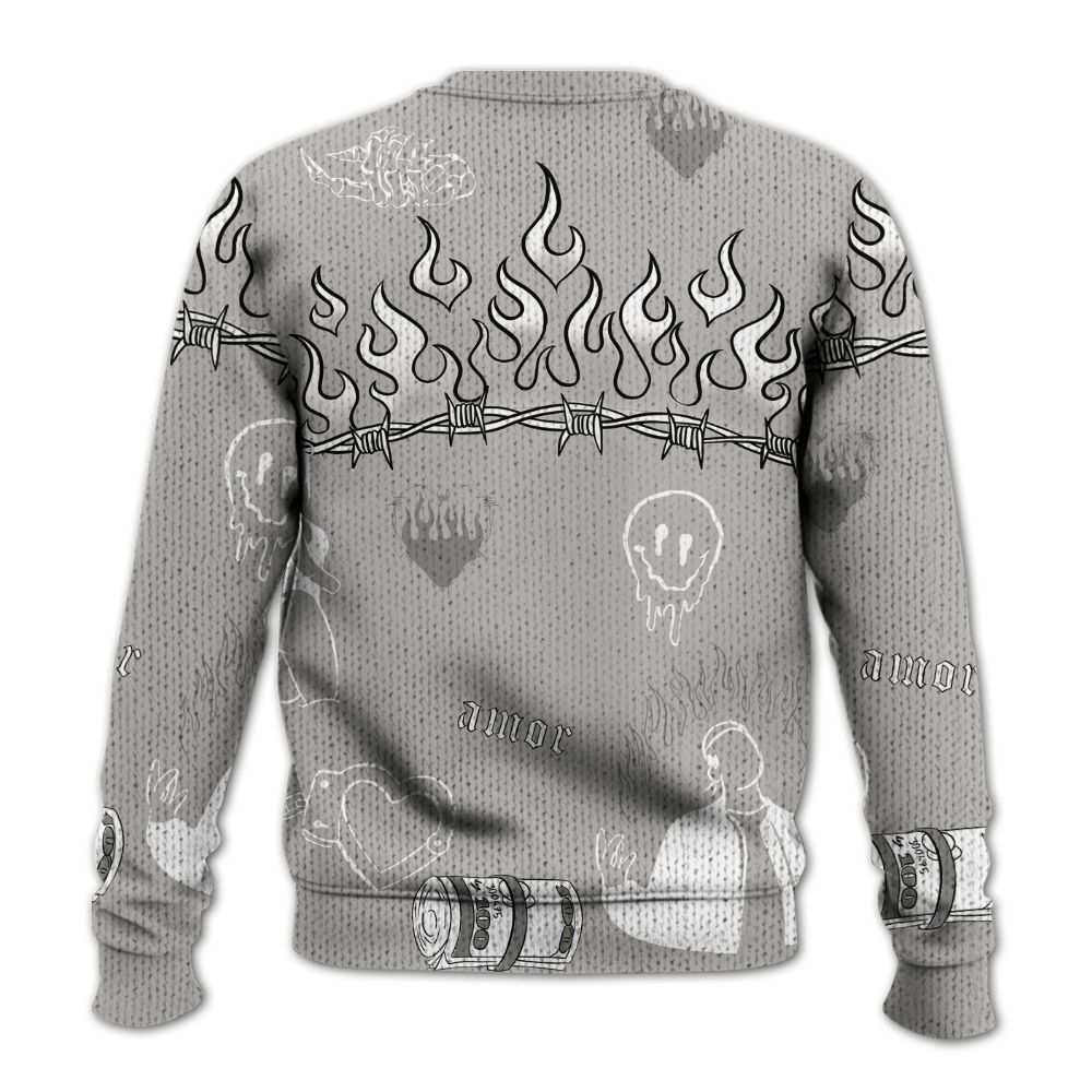 Knitted Sweater To Match Low OG Phantom 1s - Snake Trust No One