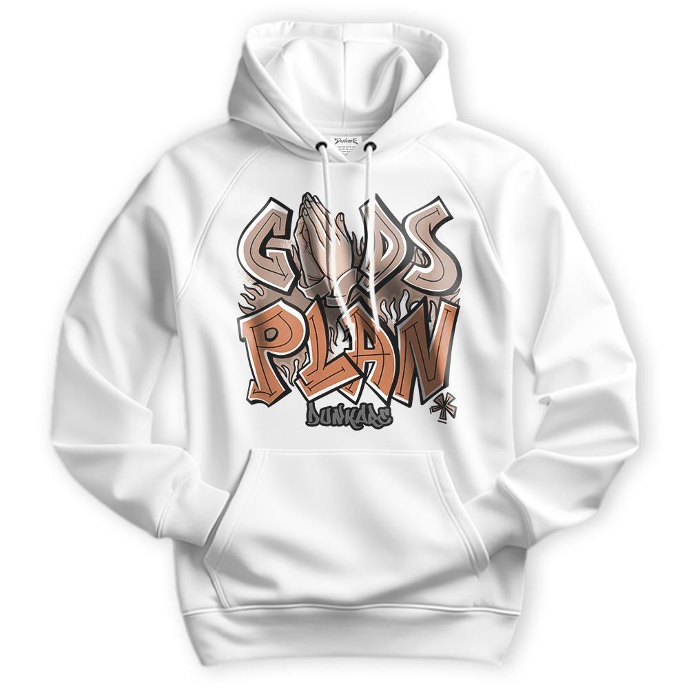 Sweatshirt To Match OG Latte 1s Hoodie - Gods Plan Graffiti Hoodie Unisex