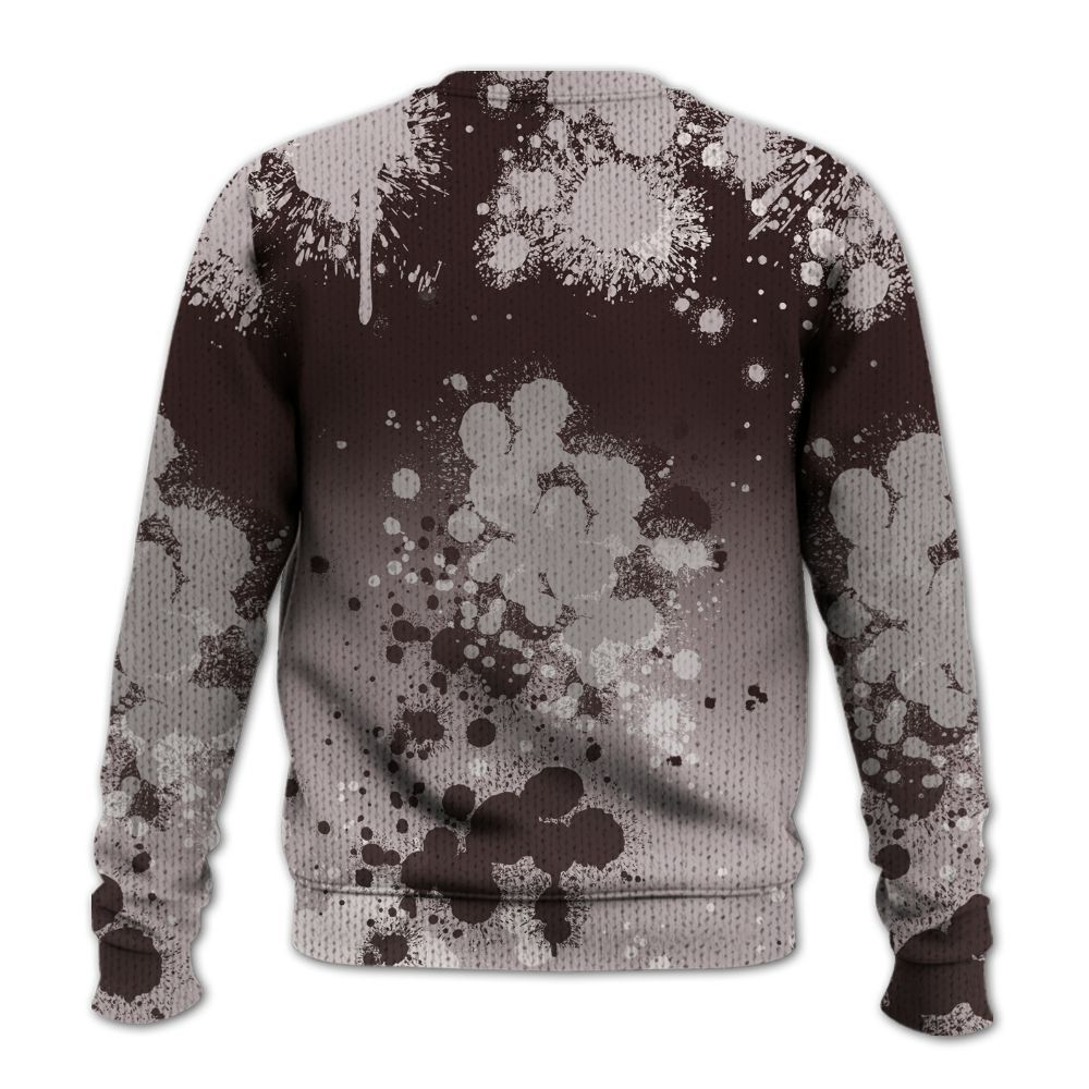 Sweater To Match AMM Air Smokey Mauve 6s - God Blessed Ink Drip Graphic