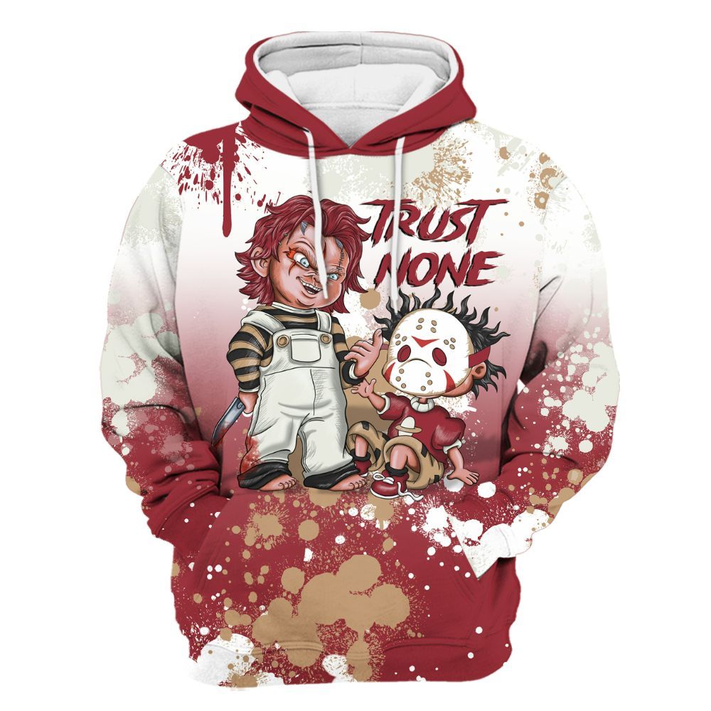 Hoodie To Match Chicago 2025 40s Shirt, Trust No One Scary All Over Print