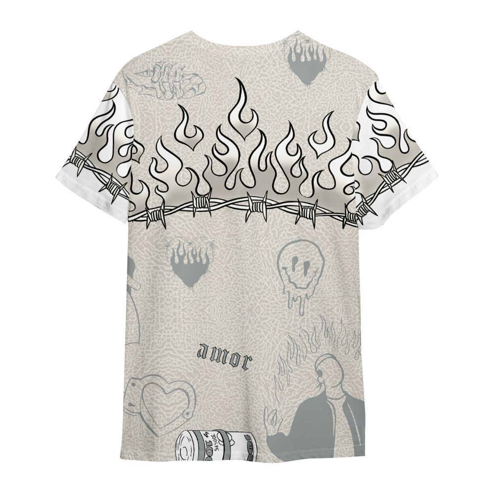 Shirt To Match Retro Pure Money 3s - Snake Trust No One All Over Print