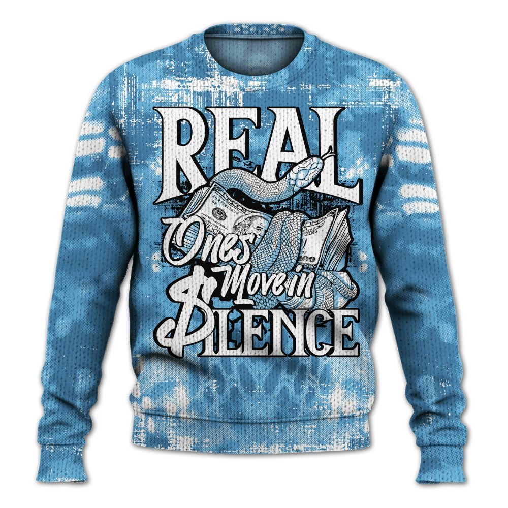 Knitted Sweater To Match Melo 12s - Snake Move In Silence All Over Print