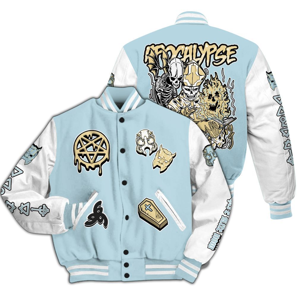 Varsity Jacket To Match Low Year Of The Snake 11s - Apocalypse Skeleton All Over Print