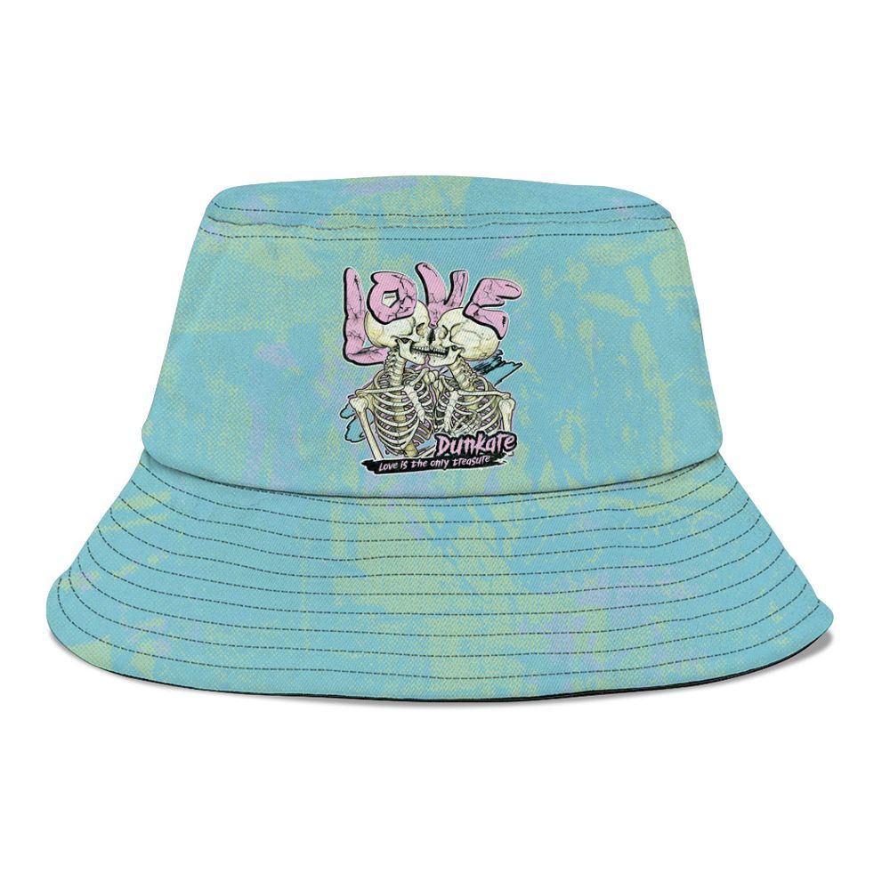 Bucket Hat To Match SB Dunk Low Visty - Skull Love Graphic