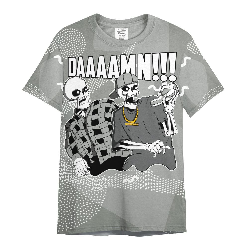 Shirt To Match Paris Cement Grey 4s - Graphic Meme Damnn All Over Print