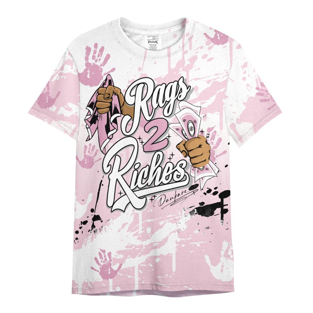 Shirt To Match Orchid 4s - Rag 2 Riches All Over Print