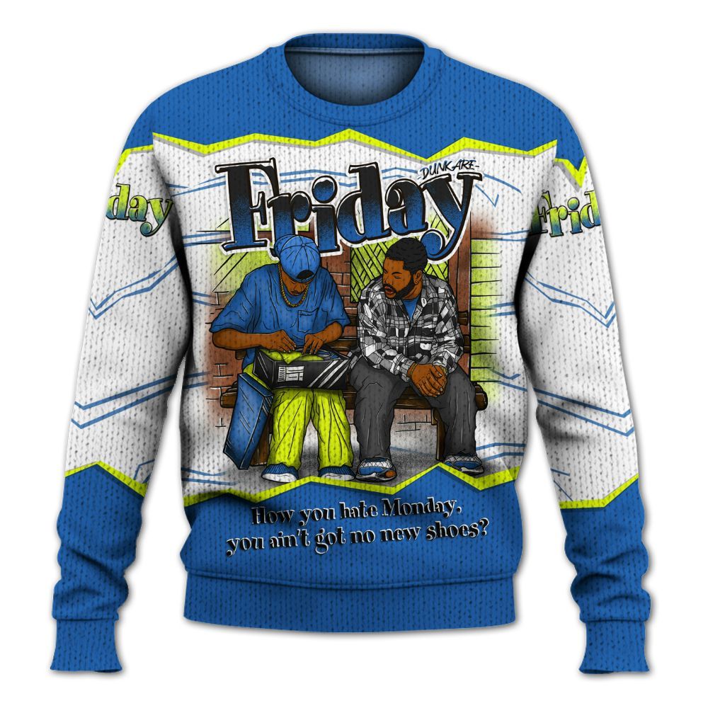 Sweater To Match Griffey Max 1 Varsity Royal - Friday Movie 90s TV Graphic