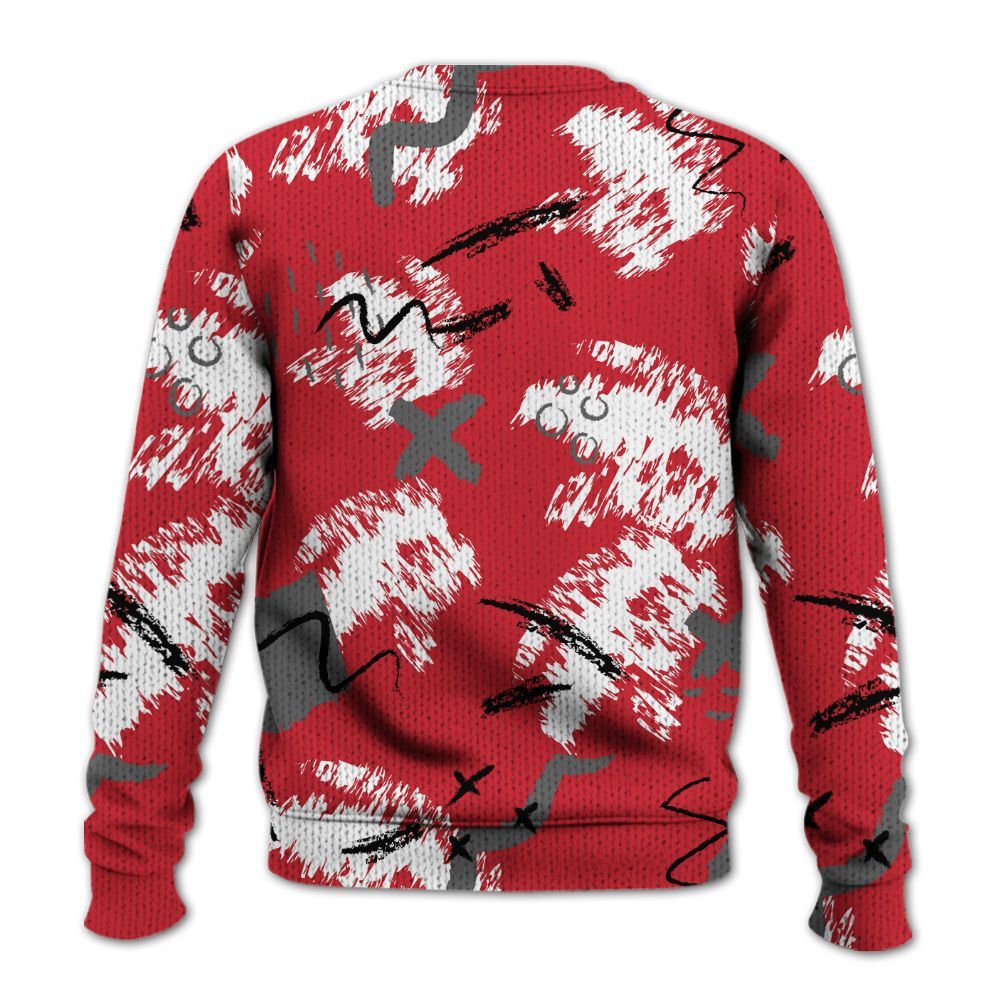 Sweater To Match Bunny 2025 8s - Hustle Grind Pray Graphic Street Style Graphic