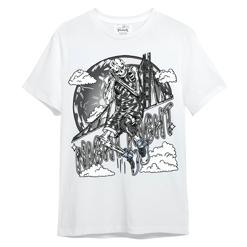 Shirt To Match Reverse Black White 6s - Seeya Skeleton Unisex Shirt