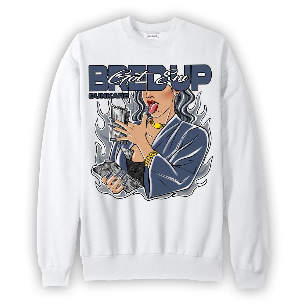 Sweatshirt To match Low Diffused Blue 11s Sweatshirt - Bred'up Unique Graphic
