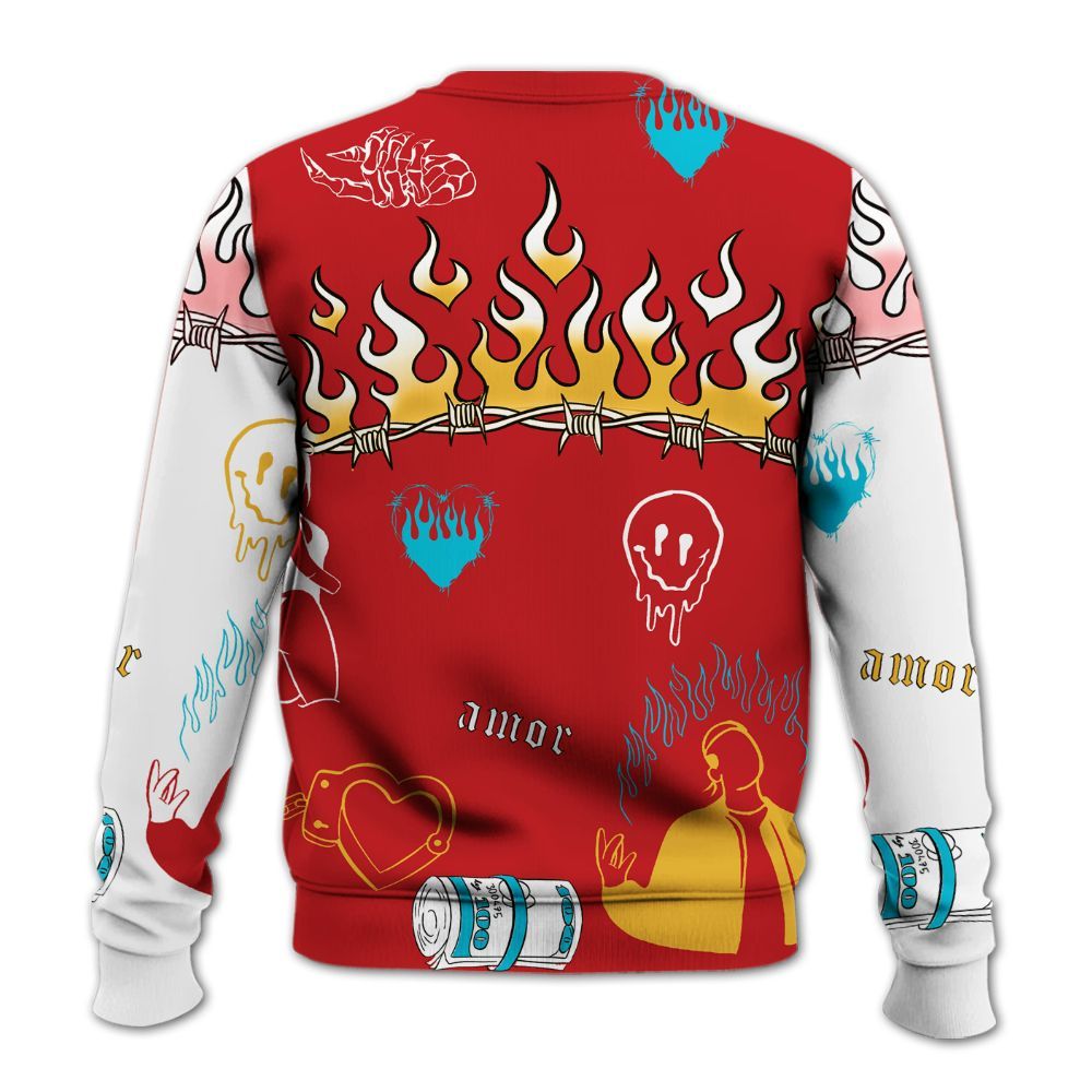 Sweatshirt To Match Dunk Low Fruity Pebbles - Snake Trust No One All Over Print