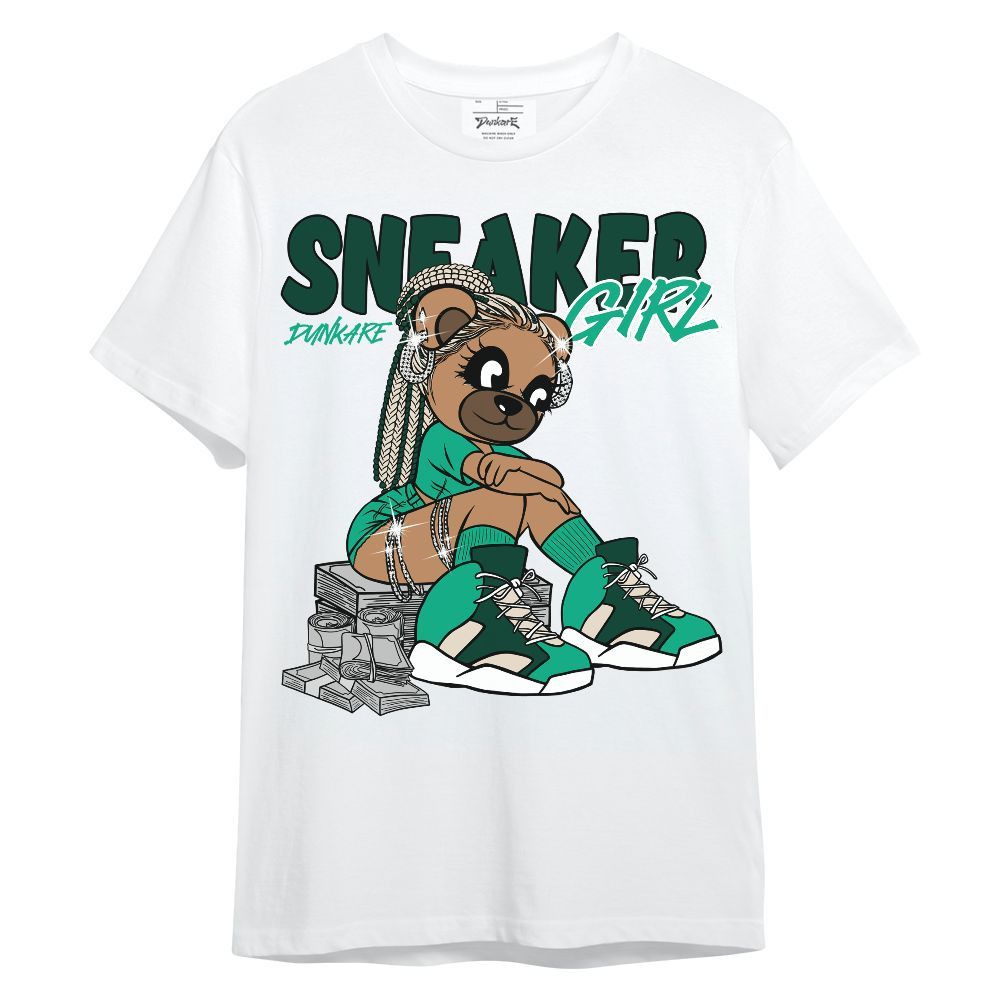 Shirt To Match Oxidized Green 4s - Sneaker Girl Bear Unisex Shirt