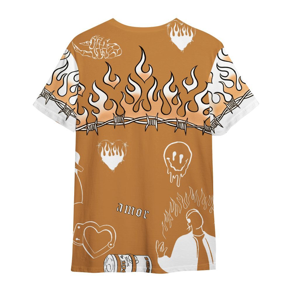 Shirt To Match Dunk Low Nature Wheat Suede - Snake Trust No One All Over Print