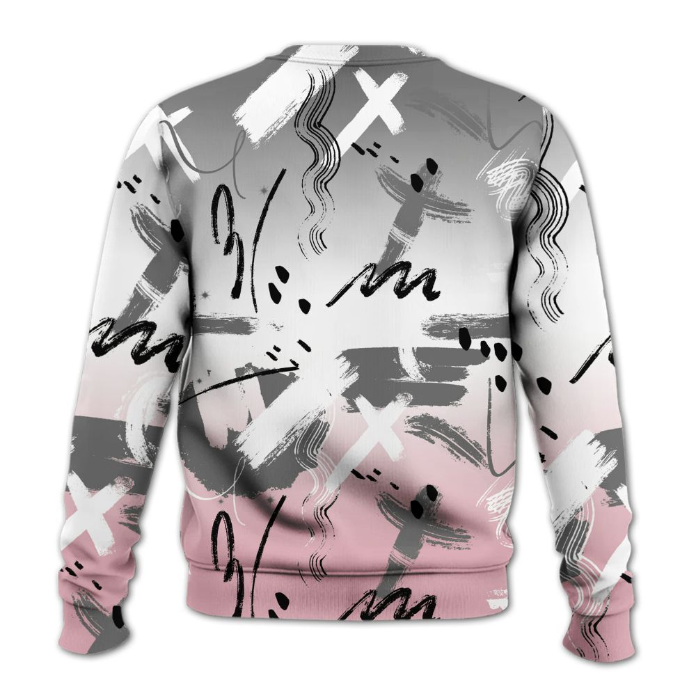 Sweatshirt To Match Air Max DN Pink Foam - Money Hustle Grind Pray All Over Print