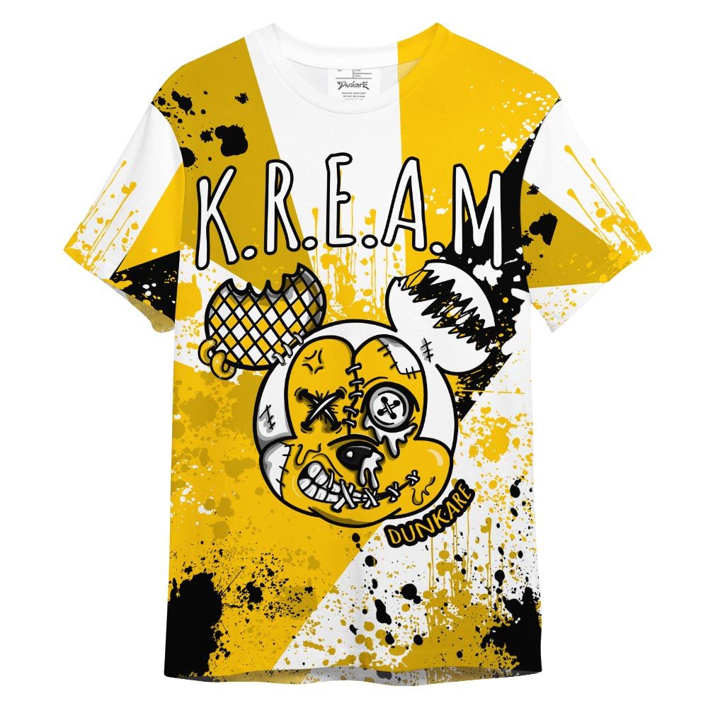 Shirt To Match Shirt Streetwear Kream Drip, Vivid Sulfur 4s T-- To Match Sneaker Vivid Sulfur 4s Graphic Tee NCT