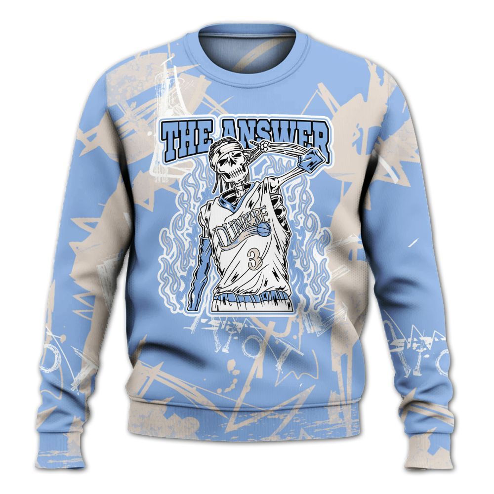 Sweatshirt To Match Air Max 1 Royal Pulse - Allen Answer Skeleton Messyz All Over Print