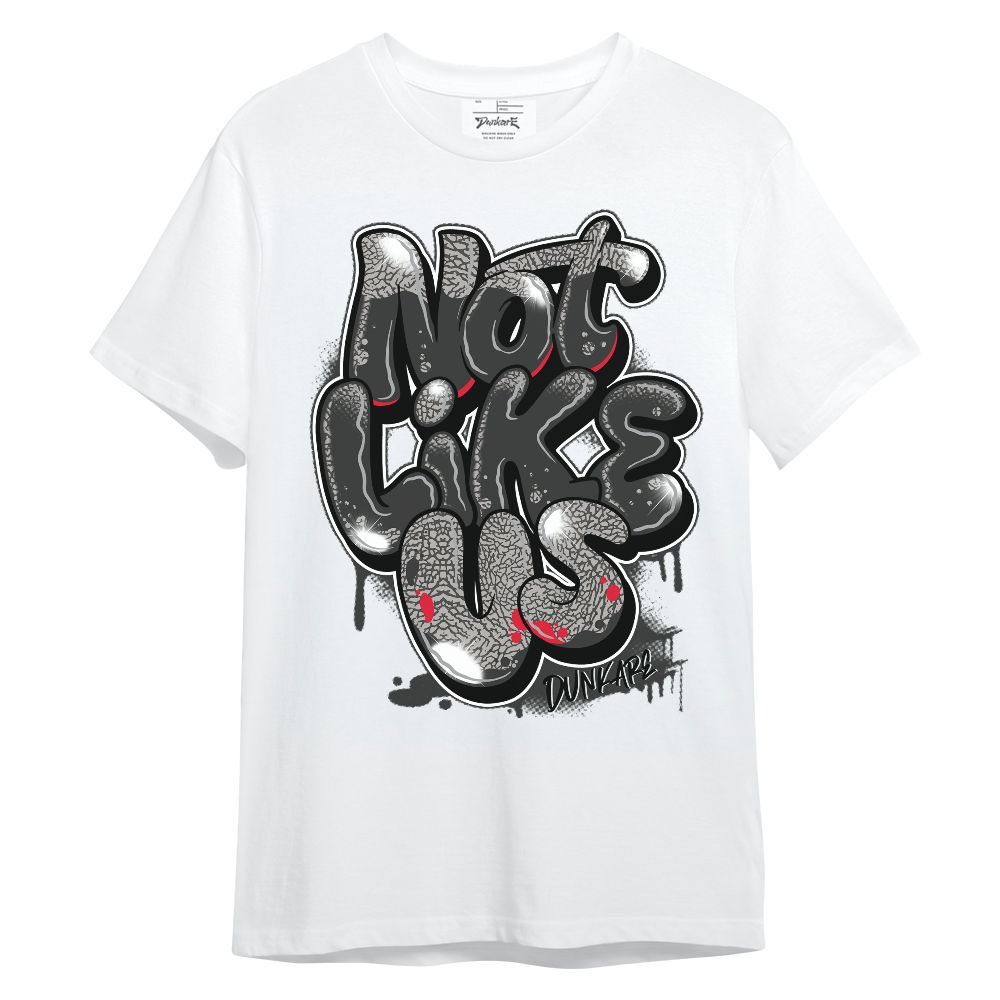 Shirt To Match Black Cement 3s - None Likes Us Graphic Unisex Shirt